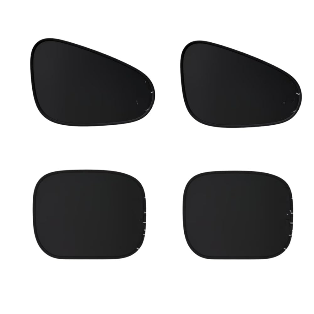WDJRUIRUI 4 Pack Car Window Sun Shades for BMW i4 (G26 LCI, facelift 2024) ab 2024 2025-, Triple-Layer Fabric Magnetic Opaque Blocking UV Ray Side Window Blind Effective Shade
