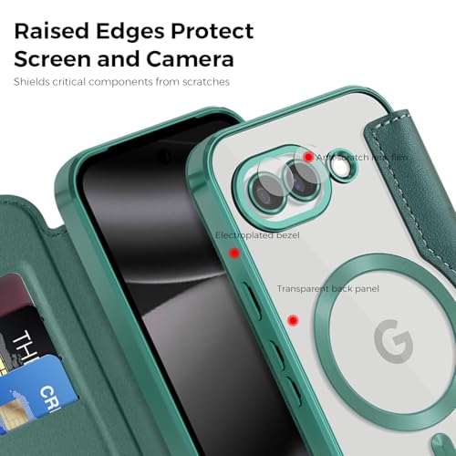 Coque transparente pour Google Pixel 10a étui en cuir galvanisé - 5