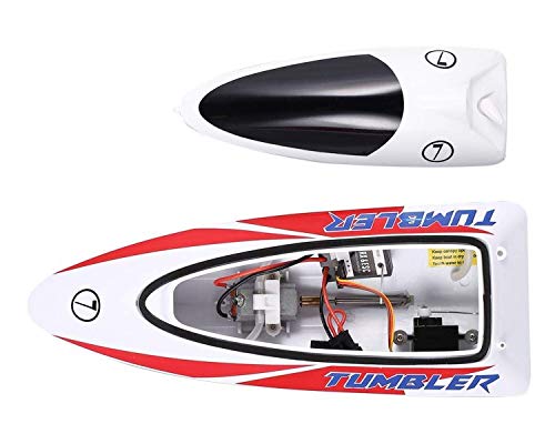Poco Divo Tumbler Pool Racer 2.4Ghz Rc Racing Boat Radio Control High Speed Yacht, White #TOP2