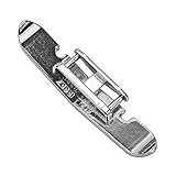 ZIGZAGSTORM 4125657-45 Narrow Zipper Presser Foot for Husqvarna Viking Group 1-7 & D Sewing Machine