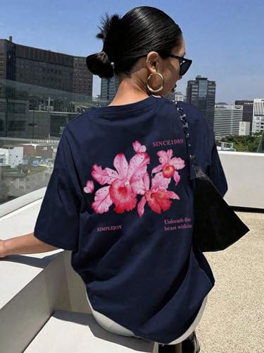 Girls Letter Print Short Sleeve T Shirts Kids Cute Summer Wear 5