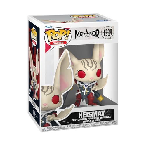 Funko Pop! Games: Metaphor Refantazio - Heismay - Figura de Vinilo Coleccionable - Idea de Regalo - Mercancía Oficial - Juguetes para niños y Adultos - Figura Modelo para coleccionistas y exhibición