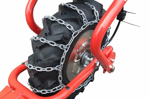 POWERPAC Schneekette passend für ED120 oder ES230 – AKKUSCHUBKARRE ELEKTROSCHUBKARRE AKKUSCHNEERÄUMER AKKUSCHNEESCHIEBER SCHUBKARRE DUMPER MOTORSCHUBKARRE - 2