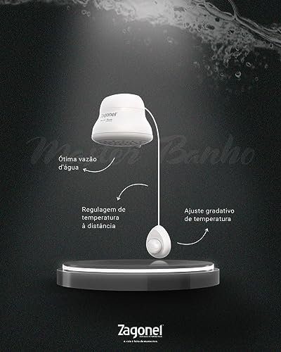 Ducha Master Banho Eletronica 5500w 127v Branco Bl Zagonel Branco