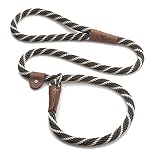 Mendota Pet Slip Leash - Dog Lead and Collar Combo - Made in The USA - Woodlands, 1/2 in x 6 ft - fo
