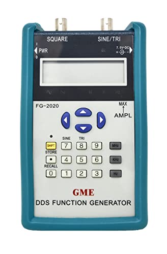 Image of GME FG-2020 20MHz Handheld Portable High Precision Dual Channel DDS Signal Function Generator, Designed and Engineered in the USA