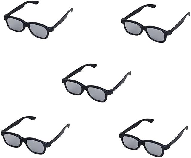 5x 3D Passive Glasses for Passive 3d Tvs, Monitor