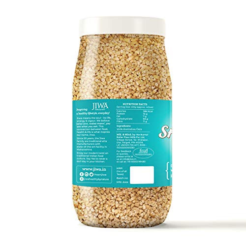 Image of JIWA healthy by nature Organic Quinoa, 1 Kg, (Certified Organic & Gluten Free) & Steel Cut Oats, 1Kg (Gluten Free)