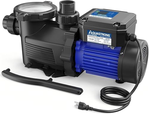 AQUASTRONG 1.5HP Dual Speed Pool Pump 4975 GPH