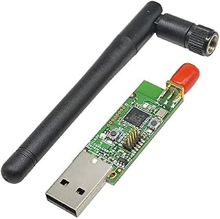 Aideepen Zigbee CC2531 Sniffer Bare Board Packet Protocol Analyzer Module USB Dongle for Home Assistant, Open HAB etc USB CC2531 Bluetooth 4.0 protocol analyzer Sniffer external antenna