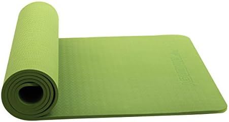 Joymoze Friendly Textured Non Slip Surface and Optimal Cushioning TPE Yoga Mat, 72"x 24" Thickness 1/3 (8mm)