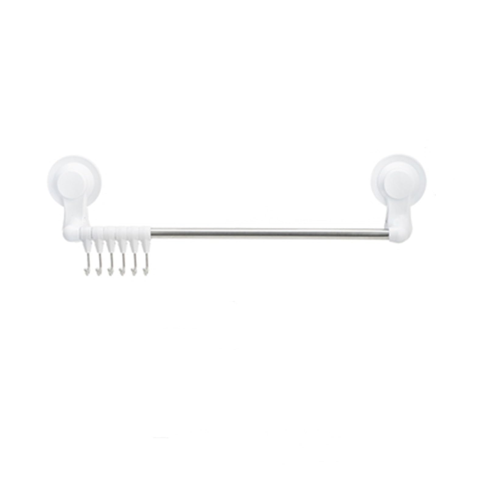 Percha para Utensilios de Cocina Gancho de pared Force, barra for colgar en la cocina, toallero de baño sin perforaciones, estante for utensilios de cocina for el hogar