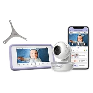 Hubble Connected Nursery Pal Connect Touch 5 HD Touch Screen Display and Wi Fi Smart Video Baby Monitor Remote PanTiltZoom Portable Wireless Camera Interactive and Educational Content
