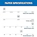 Hammermill Printer Paper, Premium Color 28 lb Copy Paper, 8.5 x 11 - 5 Ream (2,500 Sheets) - 100 Bright, Made in the USA, 102450C, White