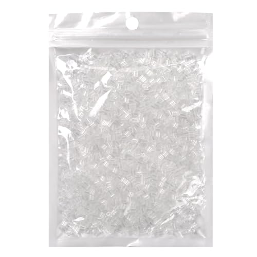 LIHAO 2000 Piezas Cuentas para Planchar，2.6mm Creative Perlas Fusibles, Plastic, Hialino(Hyaline),Juego de Plásticos Abalorio,Diseño de Joyas,para DIY Manualidades Manualidad,Fuse Beads