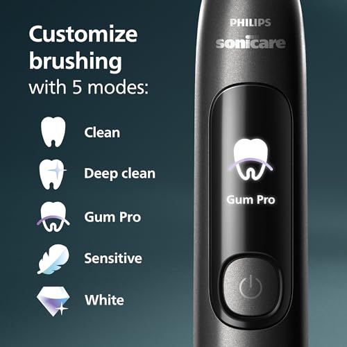 Philips Sonicare AdvancedClean Electric Toothbrush - Black Model HX3792/11 - Image 5