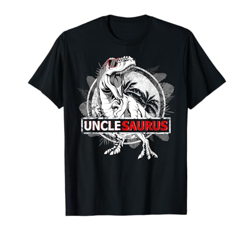 Unclesaurus Camiseta T rex Tío Saurus Dinosaurio Hombres Niños Camiseta