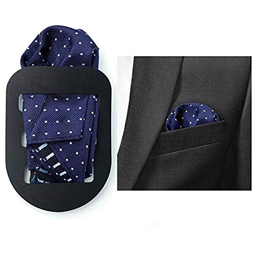 Goodtimera Pocket Square 3PCS Costume Mouchoir De Poche Fixe Clip Conseil Mouchoir Conseil De Support Plaque De Fixation Pocket Carrés pour Hommes (3PCS) Expert Professional Enhanced Designer Classy Cover
