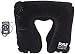 Pyle Portable and Comfortable Travel Music Pillow - Neck Support w/ Rechargeable Battery Dual Speaker Bluetooth Connectivity and Remote Control for Wireless Streaming at Home Office Traveling - PITS18