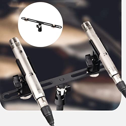 Barre de microphone stéréo pour 2 micros avec vis de réglage 5/8 pouces - 5