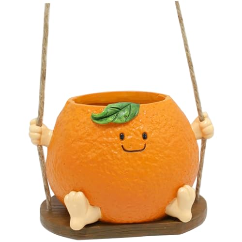 Pot de plantes unique en forme d'orange, cadeau déco original - 2