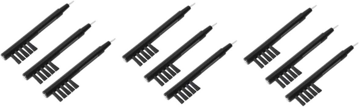 GLEAVI 15pcs Multi-Functional Earwax Removal Kit Hearing Aid Cleaning Brush Hearing Amplifier Cleaner