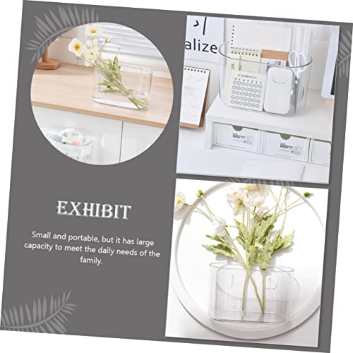 Caneca de basura rectangular transparente para colgar miniatura 7