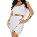Forplay Women's Immortal Beauty Costume Set, White, Medium/Large