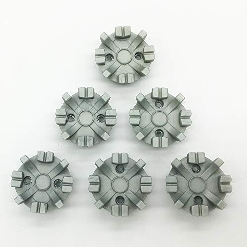 Longkun Golf Shoe Spikes Replacement Set With Wrench - 28 Pcs Golf Shoes Cleat Replacement - 1/4” Screw - Easy Installation - Enhanced Grip For Improved Performance （Silver） #TOP5