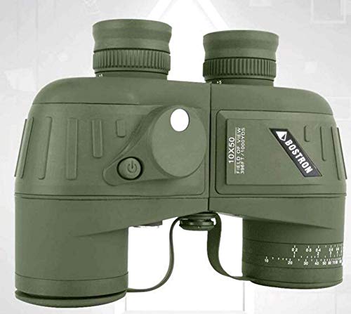 Hesolo Marine Fernglas 10X50, HD Professionelles, leistungsstarkes wasserdichtes Teleskop mit Kompassbereich, Paul Prism…