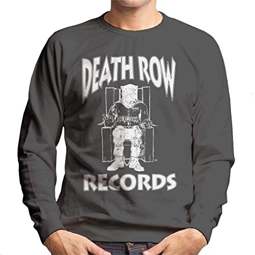 Death Row Records Chair Logo White Men's Sweatshirt
