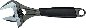 Bahco 9035 R US Ergo X-Wide Adjustable Wrench, 12-Inch, Black , Gray