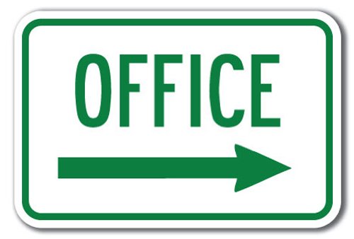 Office with Right Arrow Sign 12