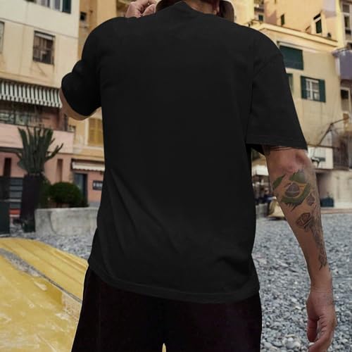 Christian Jesus Shirts for Men Religious God Yahweh Faith Shirt Bible Verse Vintage Oversized Graphic Tees Cotton Top4