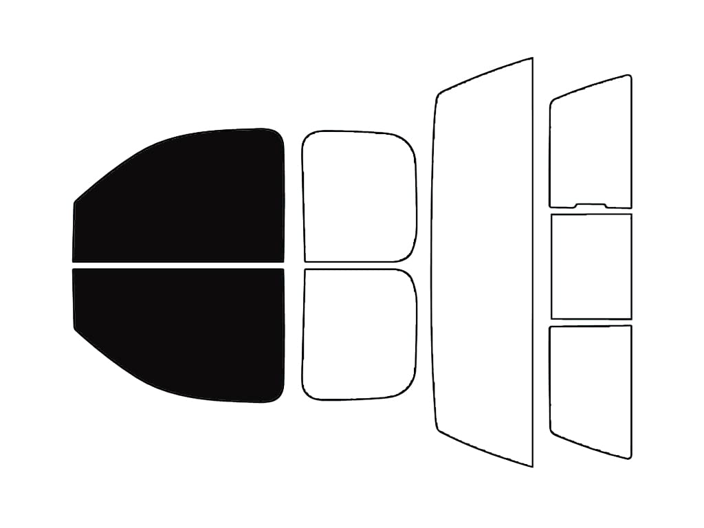 2010-13 Chevy Silverado 1500 Front Side Reflector Tint Kit - Luxe Auto