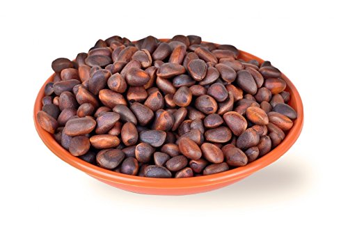 Organic Pine Nuts in Shell from Siberia, Premium Quality 250gr/8.8oz by Siberian Green Food, European organic certificate