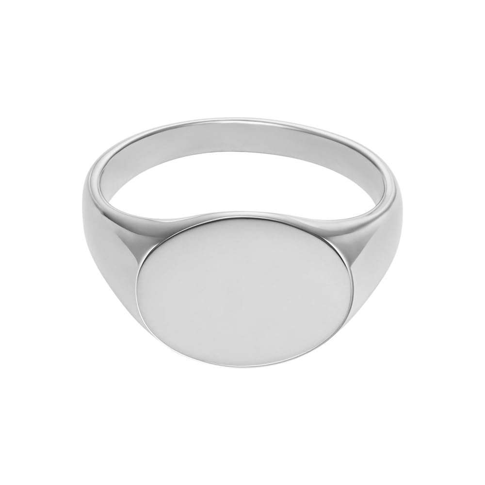 Fossil Herrenring im Vintage-Stil, 11, Edelstahl, Kein Edelstein