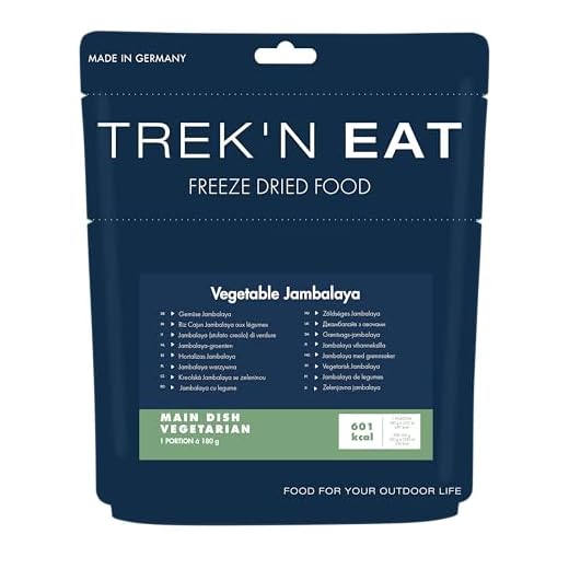 TREK'N EAT Riz Cajun Jambalaya aux légumes - Plat végétarien