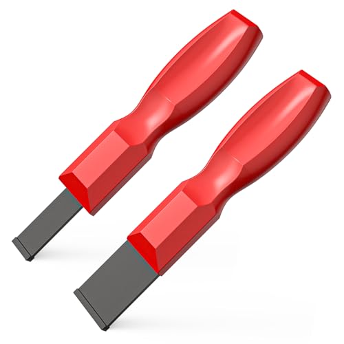 Olaismln Carbide Scraper 2PCS(1-1/4 Inch and 5/8 Inch), Super Gasket Scraper Tool with Tungsten Tip, Carbide Scraper Set for Metal and Automotive