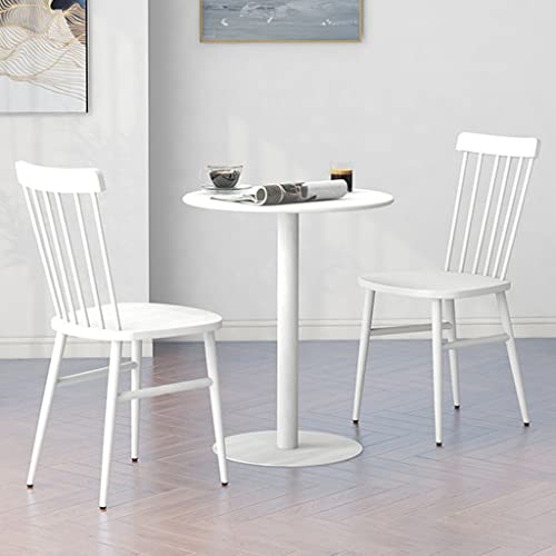 EESHHA Mesa de Centro Juego de sillas de Mesa de bistró de 3 Piezas, 1 Mesa y 2 sillas, Muebles de jardín para Patio Trasero, Juego de Comedor para conversación, Pub, Mesa de Centro (Color: Estilo 8)