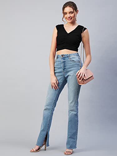 Image of Marie Claire Women's Solid Slim Fit Blouse