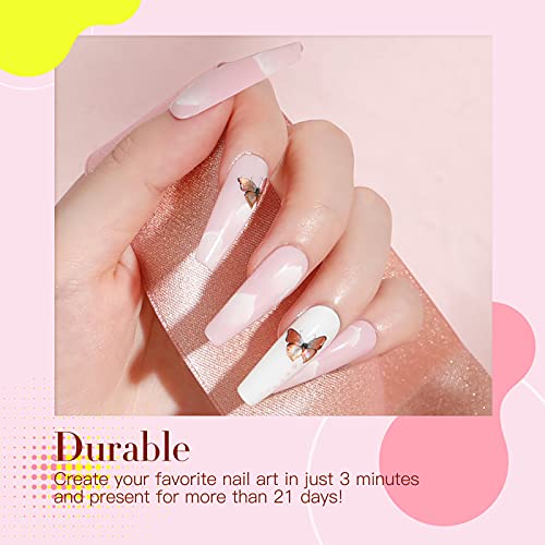VOXURY Gel Nagellack UV Nagellack Pastell Set 6PCS Macaron Nagellack Shellac Gellack Sommerfarben Nagellack Gelnägel… – Bild 4
