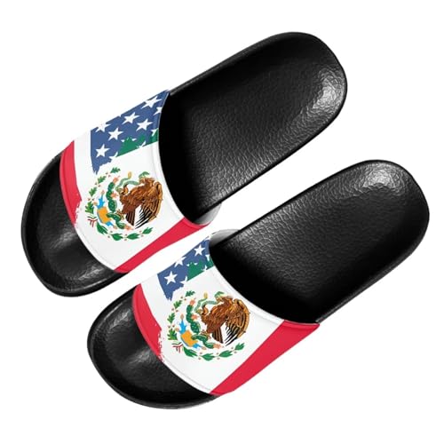 Image of Footwear for Mens Open Toe Athletic Sandals Anti-Slip Sole Slide Sandals Pillow House Flat Shoes Comfortable Slip On Slippers for Indoor & Outdoor