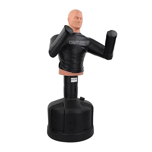 Century BOB Body Bag & Bob Jacket | Ships in Two Boxes| Freestanding Punching Dummy with Attachable Arms | Boxing Training Bag | Head & Torso Mannequin with Base Unit | Strap On Strike Training Arms
