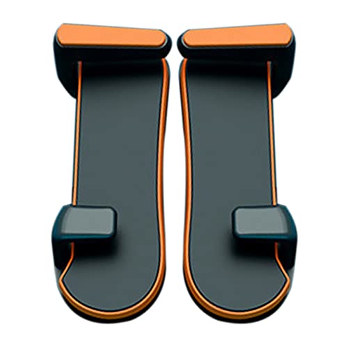 Mungowu Six Finger for PUBG Controller Capacitance Adjustable Mobile Game Trigger L1R1 Button Gamepad Joystick Grip Orange