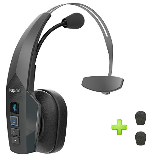 BlueParrott B350-XT Bluetooth Headset 204260, IP54 Rated - Moisture, Dust Proof, Extra Mic