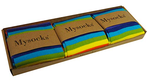 Image of Mysocks Men and Women Crew Socks Extra Fine Combed Cotton Seamless Toe