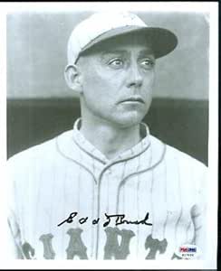 Edd Roush Autographed Photograph - 8x10 - PSA/DNA Certified ...