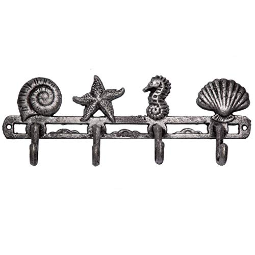 ComfifyVintagePercha Gancho Capa Conchas marinasSuspensión