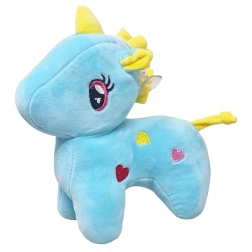 Image of NATKHAT Unicorn Plush Toy | Adorable and Magical Stuffed Animal for Kids and Unicorn Enthusiasts (Blue)